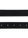 Logo Buckle Leather Belt Black - MIU MIU - BALAAN 5