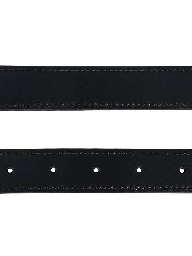 Logo Buckle Leather Belt Black - MIU MIU - BALAAN 5