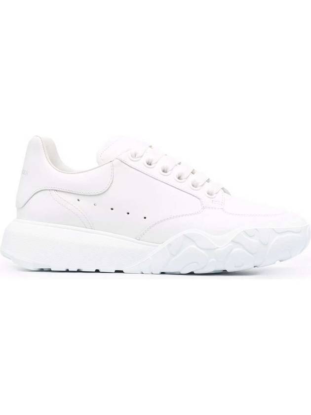 Court Trainer Low Top Sneakers All White - ALEXANDER MCQUEEN - BALAAN 1