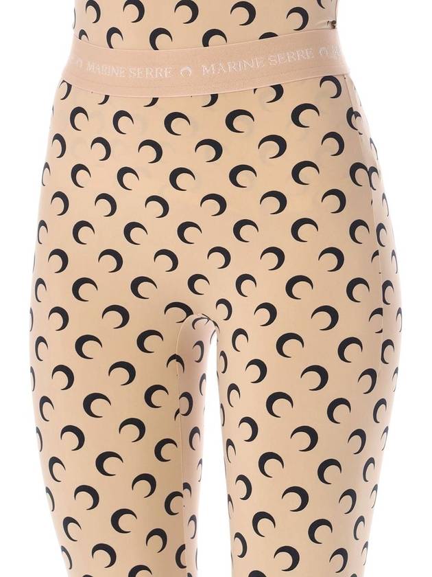 Marine Serre Allover Moon Leggings - MARINE SERRE - BALAAN 3