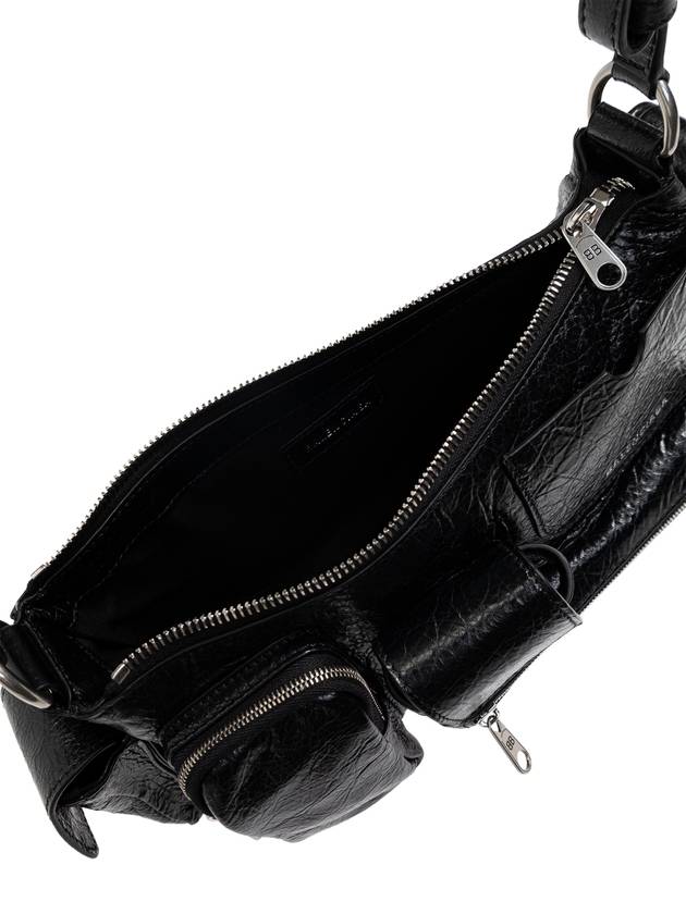 Superbusy Leather Shoulder Bag Black - BALENCIAGA - BALAAN 6