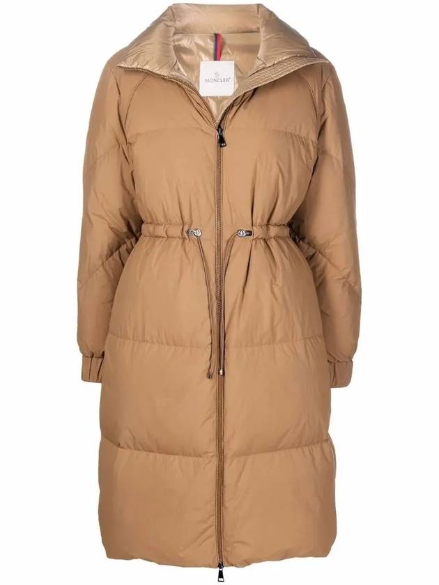 Citronnier Long Down Padding Beige - MONCLER - BALAAN 3