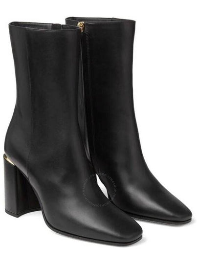 Jimmy Choo Black Loren 85 Leather Ankle Boots, Brand Size 39 ( US Size 9 ) - JIMMY CHOO - BALAAN 2