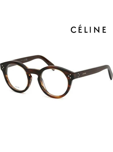 Glasses frame CL50091I 056 round leopard fur - CELINE - BALAAN 1