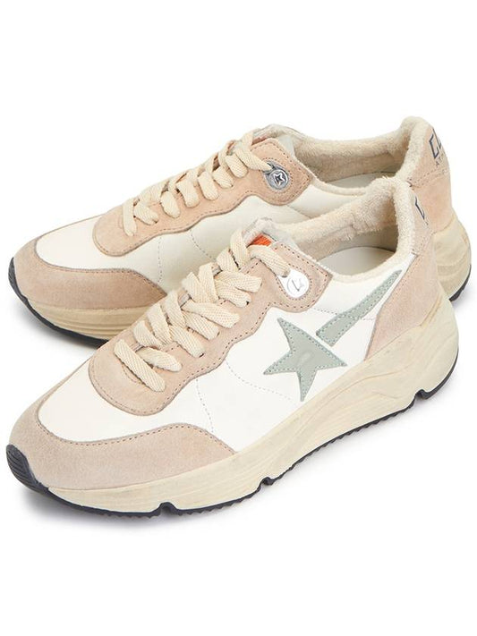 Running Sole Leather Star Low Top Sneakers Pink White - GOLDEN GOOSE - BALAAN 2