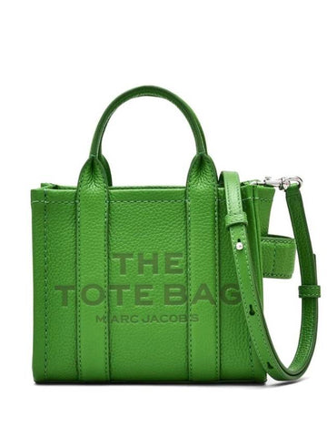 Mini Micro Leather Tote Bag Green - MARC JACOBS - BALAAN 1