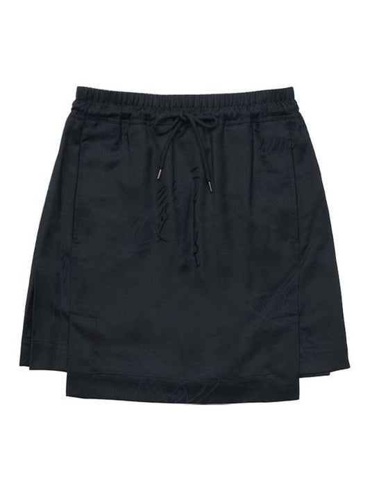 Drawstring Wool H-line Skirt Black - VIVIENNE WESTWOOD - BALAAN 2