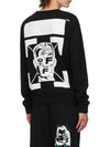 face logo sweatshirt black - OFF WHITE - BALAAN.