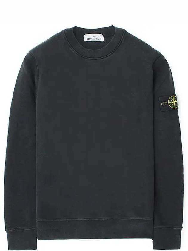 Wappen Patch Crew Neck Sweatshirt Grey - STONE ISLAND - BALAAN 2