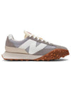 XC 72 Suede Panel Low Top Sneakers Gray - NEW BALANCE - BALAAN 1