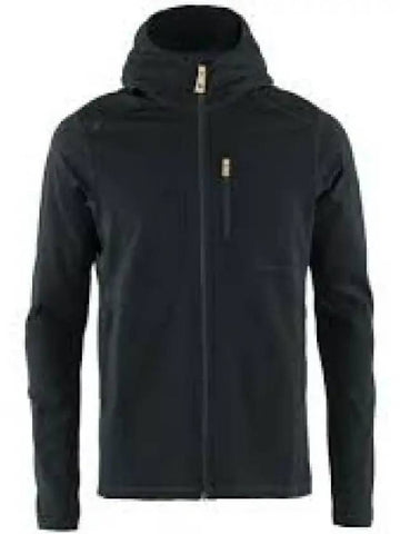 Men's Keb Fleece Hoodie Black - FJALL RAVEN - BALAAN 1