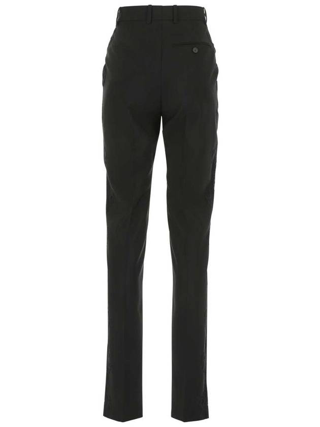 Wool Casual Straight Pants Black - ALEXANDER MCQUEEN - BALAAN 3