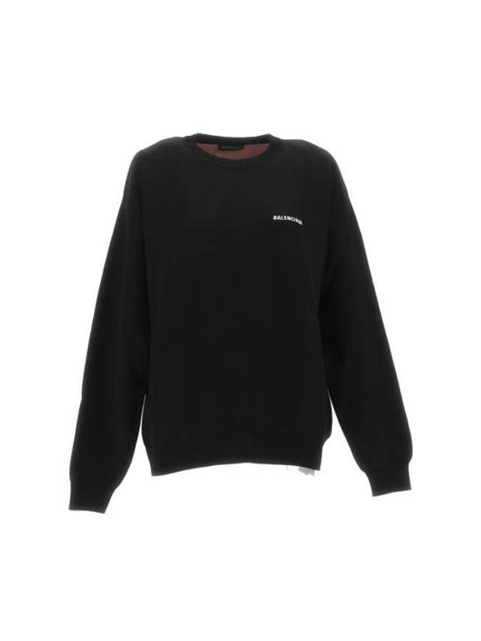 Political Knit Top Black - BALENCIAGA - BALAAN 1