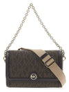 Freya Chain Small Shoulder Bag Brown - MICHAEL KORS - BALAAN 1