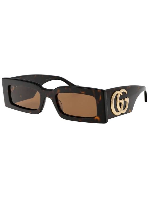 logo decorated rectangular frame sunglasses GG1425S - GUCCI - BALAAN 3