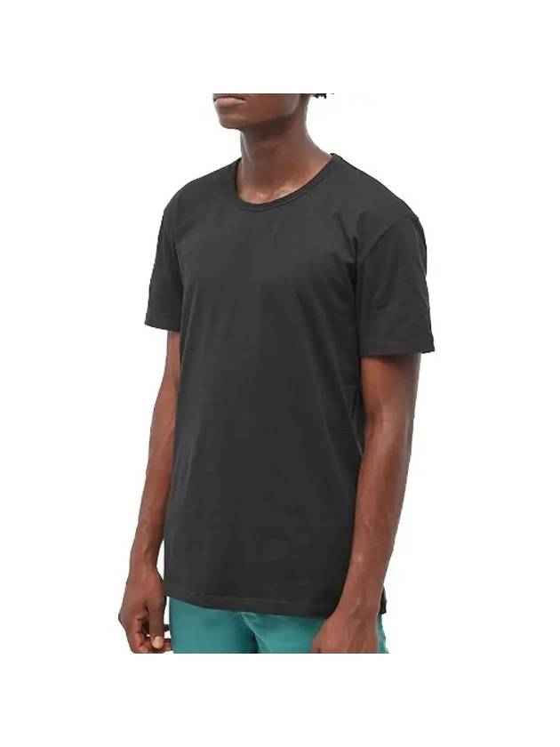 Men's Cotton Short Sleeve T-Shirt Black - PAUL SMITH - BALAAN 1