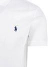 Logo Slim Fit Short Sleeve Polo Shirt White - POLO RALPH LAUREN - BALAAN 5