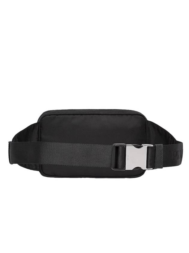 Re-Nylon And Saffiano Leather Belt Bag Black - PRADA - BALAAN 4