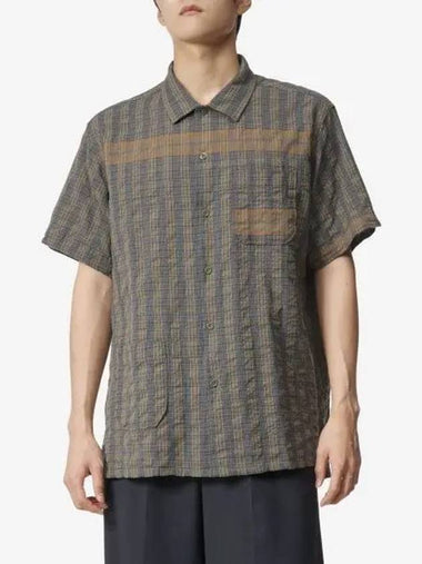 Camp Pocket Short Sleeve Shirt Olive Green MP017ES051 - ENGINEERED GARMENTS - BALAAN 1