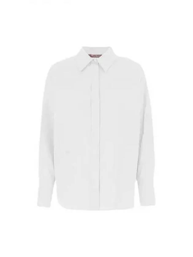 Women's Garena Bianco Otico Long Sleeve Shirt White - MAX MARA - BALAAN 2