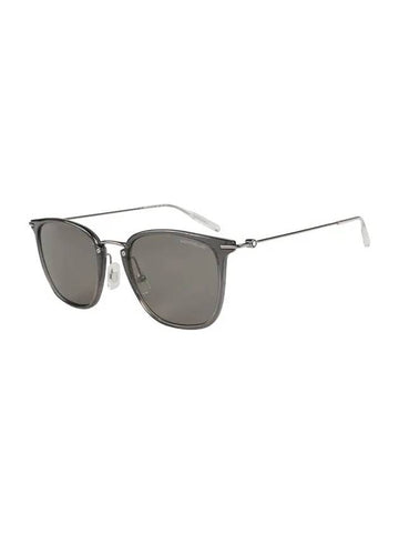 Unisex Eyewear Square Acetate Sunglasses Grey - MONTBLANC - BALAAN 1