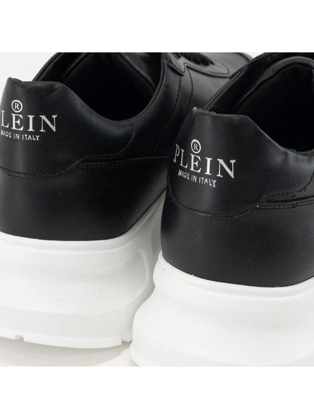 RunnerTM leather low top men s sneakers EU size black USC0350PLE075N02 - PHILIPP PLEIN - BALAAN 7