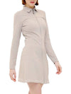 slim line dress beige - LIKEWIZE - BALAAN 1