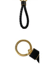 Intrecciato Lambskin Key Holder Black - BOTTEGA VENETA - BALAAN 6