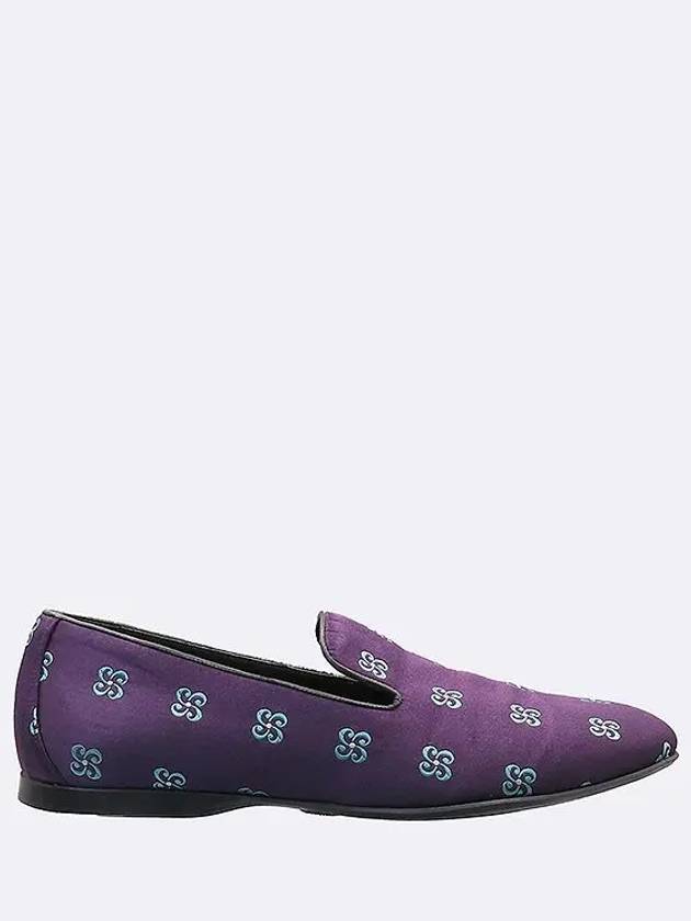 Purple color men s slip on loafers 7 250MM - PRADA - BALAAN 4