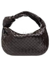 Teen Jodie Intrecciato Leather Tote Bag Brown - BOTTEGA VENETA - BALAAN 2