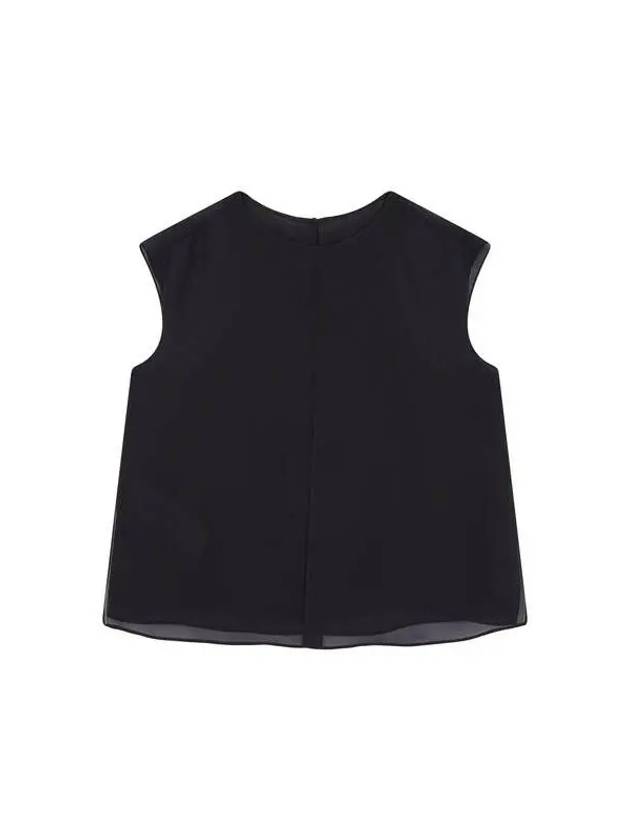 Women s Slit Point Chiffon Blouse Black - EMPORIO ARMANI - BALAAN 1