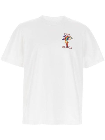 Casablanca 'Nature Teacher' T-Shirt - CASABLANCA - BALAAN 1