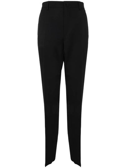 Straight Pants RW TR0014 4885 A2310 Black - LANVIN - BALAAN 2