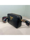 Vitello Phoenix Cross Bag Black - PRADA - BALAAN 3