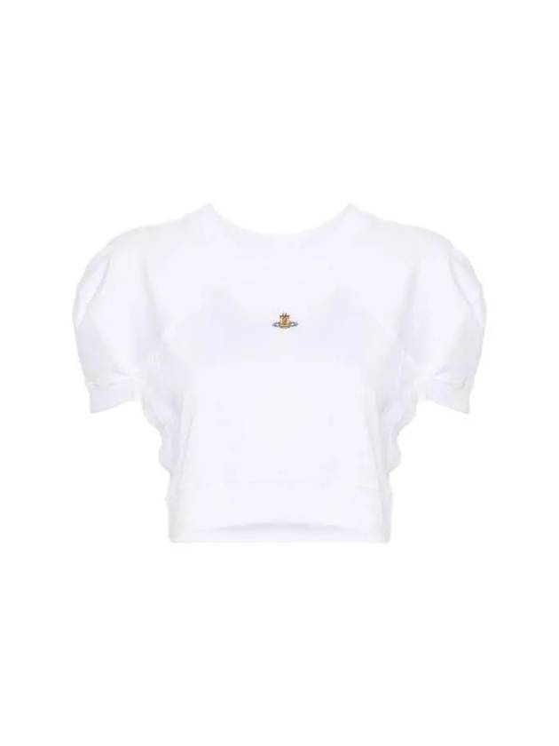 Women's Logo Short Sleeve T-Shirt White - VIVIENNE WESTWOOD - BALAAN 2