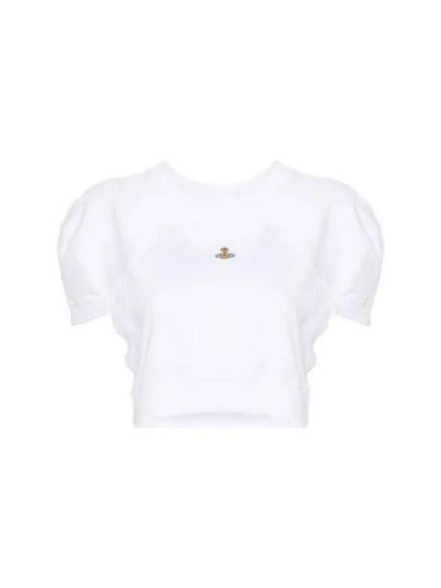 Women's Logo Short Sleeve T-Shirt White - VIVIENNE WESTWOOD - BALAAN 2