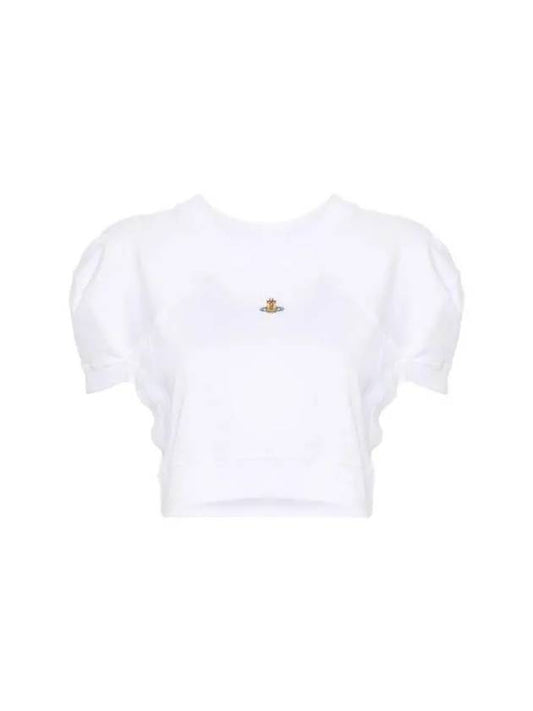 Women's Logo Short Sleeve T-Shirt White - VIVIENNE WESTWOOD - BALAAN 2