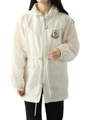 Veirade Hooded Jacket White - MONCLER - BALAAN 1