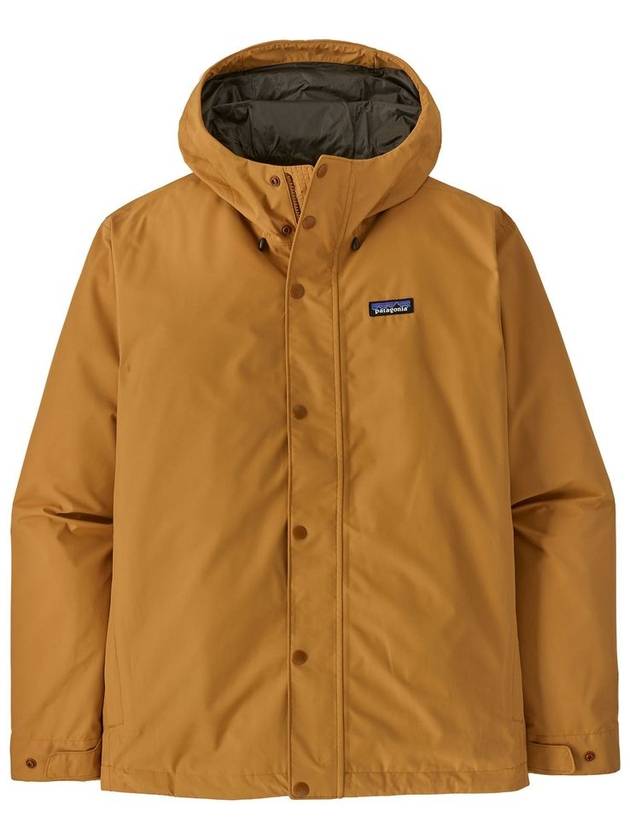 Men's Jackson Glacier Rain Jacket Shelter Brown - PATAGONIA - BALAAN 1