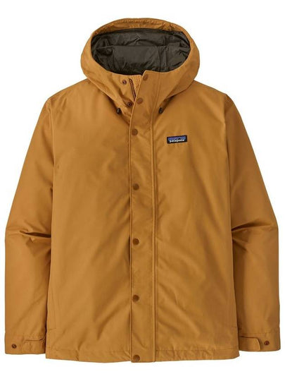 Men's Jackson Glacier Rain Jacket Shelter Brown - PATAGONIA - BALAAN 2