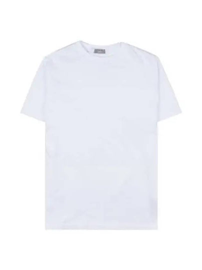 Couture Embroidered Logo Short Sleeve T-Shirt White - DIOR - BALAAN 2