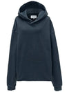 Number Logo Fleece Cotton Hoodie Black - MAISON MARGIELA - BALAAN 3