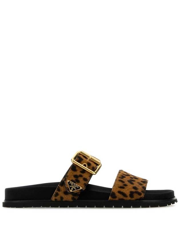 Printed leather slide 1XX715 XRY F0151 - PRADA - BALAAN 2