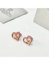 Petra Stud Earrings Rose Pink - VIVIENNE WESTWOOD - BALAAN 7