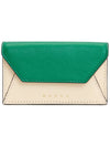 Logo Saffiano Card Wallet Green - MARNI - BALAAN 2