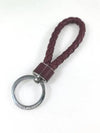 Intrecciato Leather Key Holder Barolo - BOTTEGA VENETA - BALAAN 6