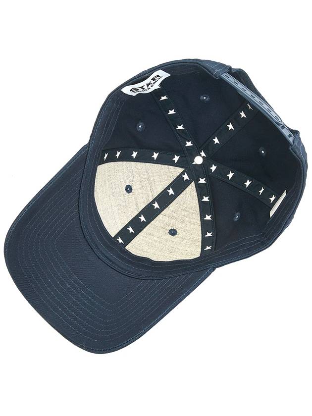 Star Papyrus Demos Ball Cap Navy - GOLDEN GOOSE - BALAAN 6