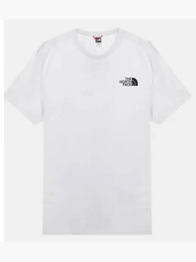 Men's Graphic Cotton Short Sleeve T-Shirt White - THE NORTH FACE - BALAAN 2