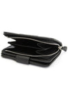 Saffiano Triangular Logo Wallet Black - PRADA - BALAAN 5