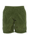 Men's Nylon Metal Swim Shorts Khaki - STONE ISLAND - BALAAN 1